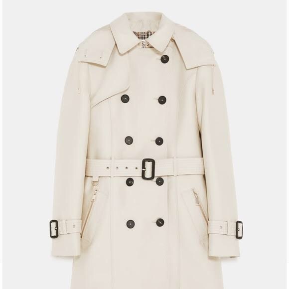 Zara Hooded Trench Coat - Picture 5 of 8